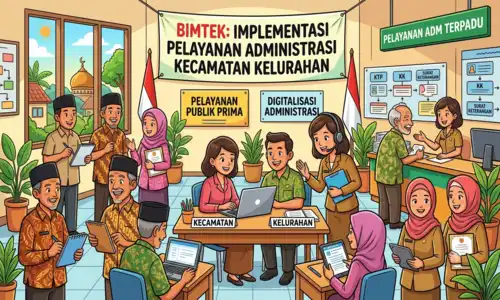 Bimtek Implementasi Pelayanan Kecamatan Kelurahan