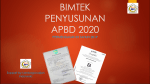 Bimtek Pedoman penyusunan APBD 2022